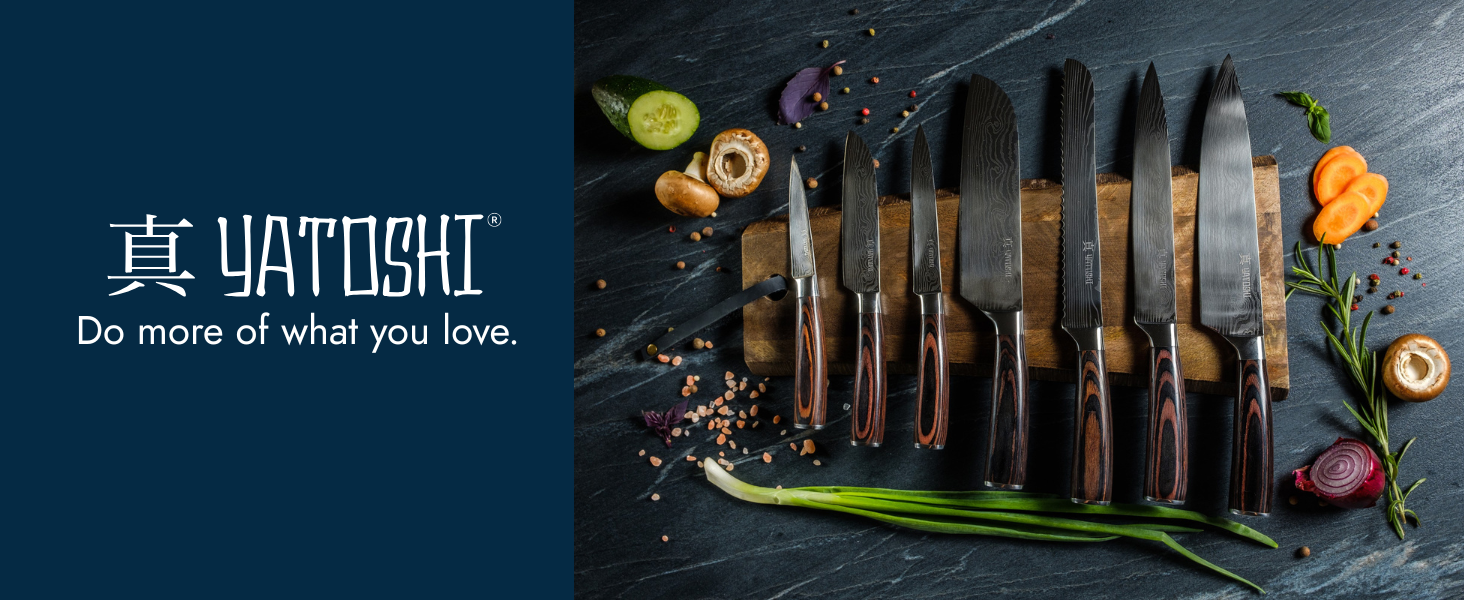 essentials utensils blade cutlery chopper slicer cutter damascus japanese santoku gyuto