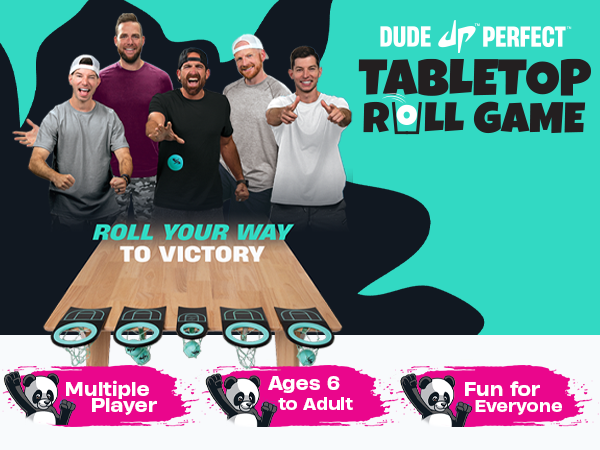 Dude Perfect Tabletop Roll Game