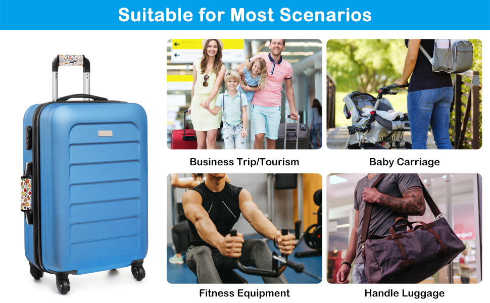 Sublimation Blanks Luggage Handle Grips Wraps Neoprene