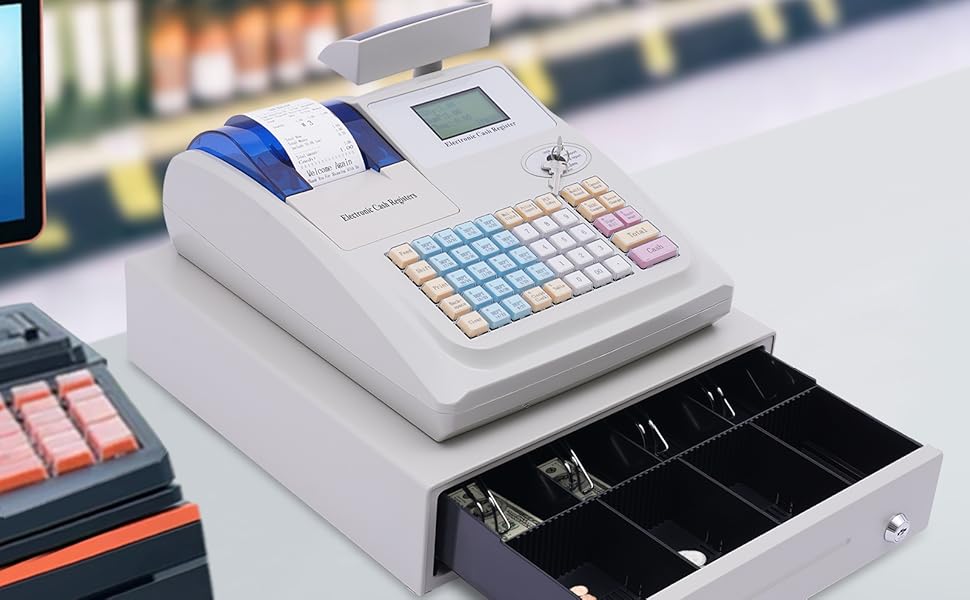 Electronic Cash Register, Cash Registers with Thermal