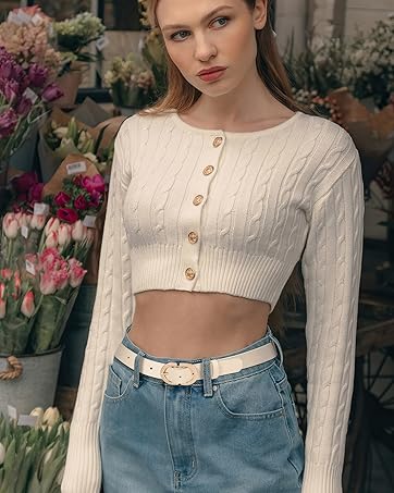  2 Pack Women Leather Belts for Jeans Pants