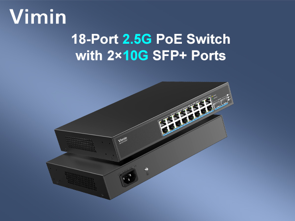 Amazon.com: 16 Port 2.5G PoE Switch Unmanaged with 2X 10Gbps