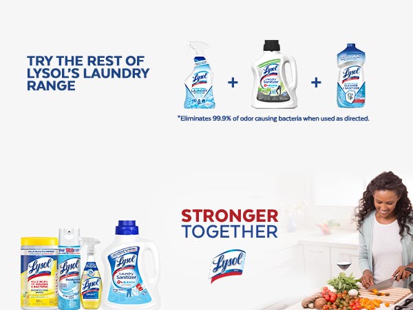 Try the rest of Lysol's laundry range