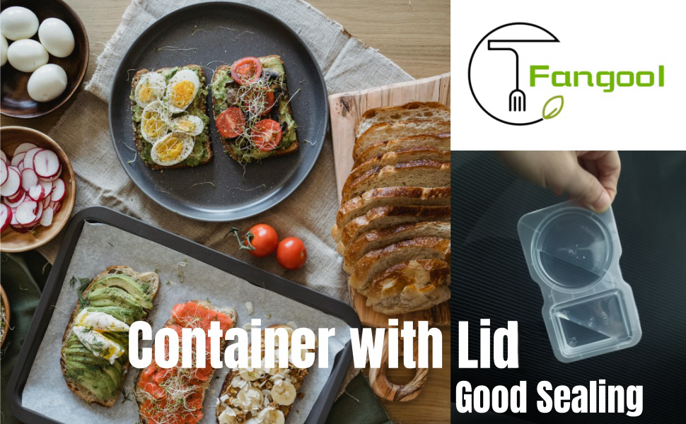Container with lid(Good sealing)