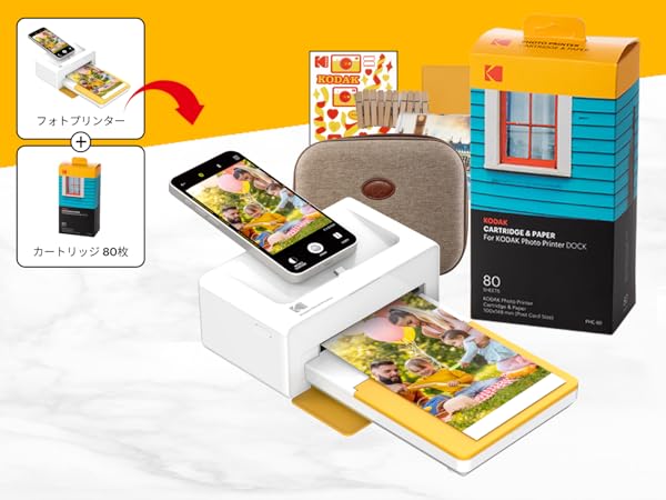 Amazon.co.jp: コダック KODAK Dock Plus 4PASS インスタント
