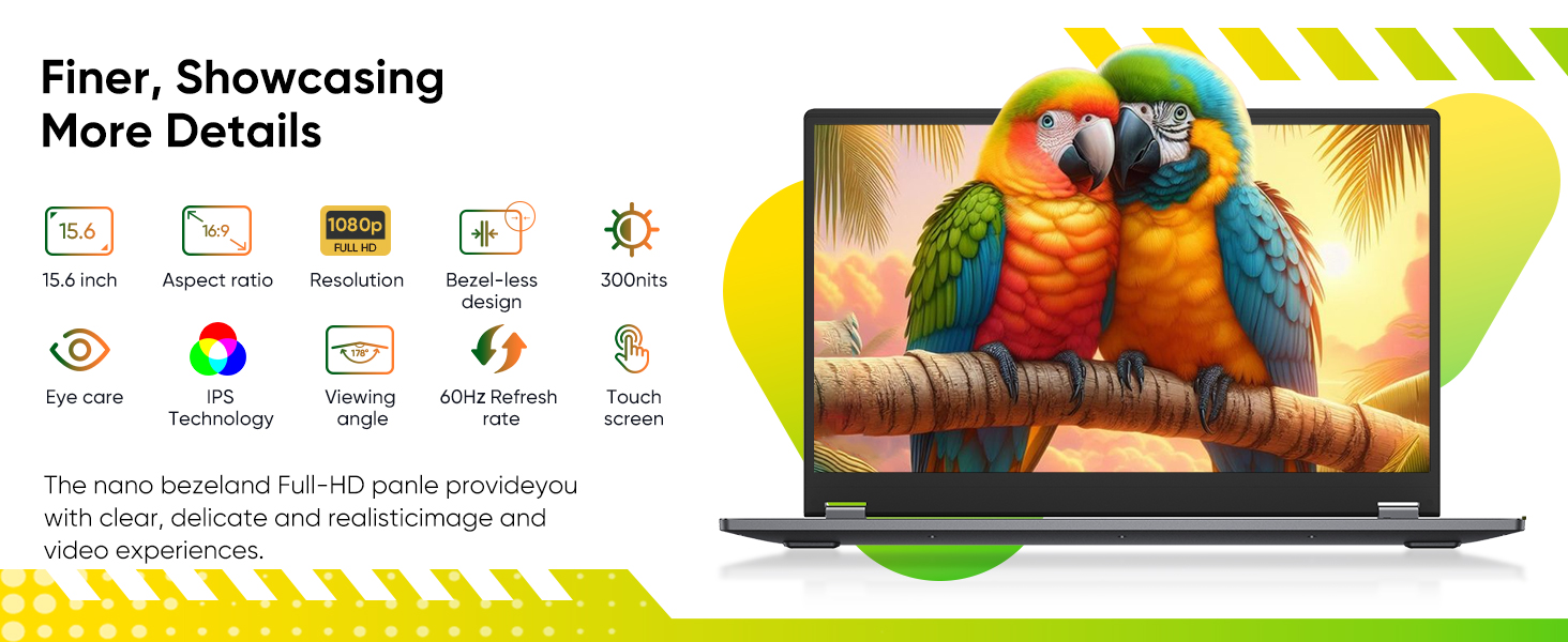 15.6" 2-in-1 Laptop 16GB RAM 512GB