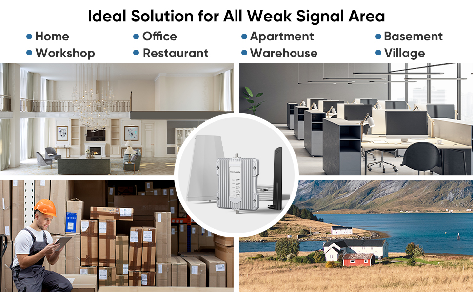 SignalBrick cell phone signal booster for home