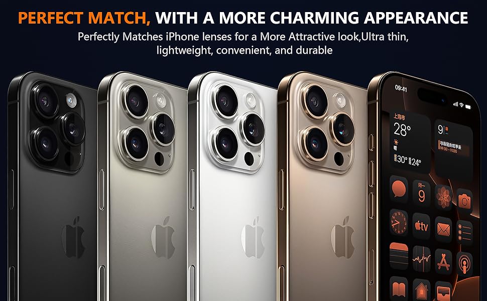 Diruite Camera Protector for iPhone 16 Pro/16 Pro Max Camera Lens protector,Glitter Decoration HD Tempering Glass+Aluminum Rim for iPhone 16 Pro/16 Pro Max Lens Cover 20 Camera Protector for iPhone 16 Pro/16 Pro Max Camera Lens protector