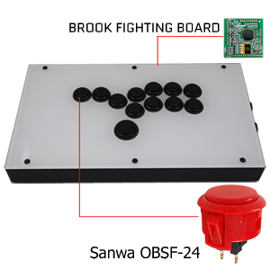 Amazon.co.jp: FightBox RAC-J800B-PS4-Bすべてのボタン