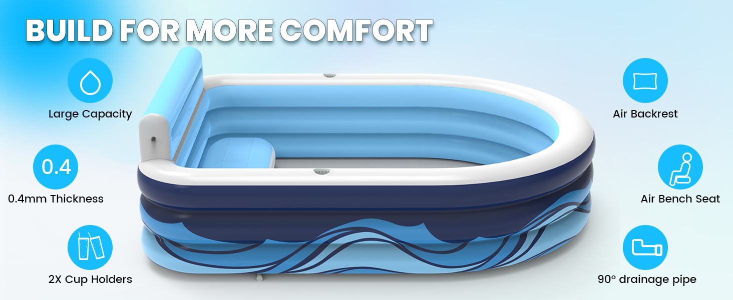 BULE FOR MORE COMFORT