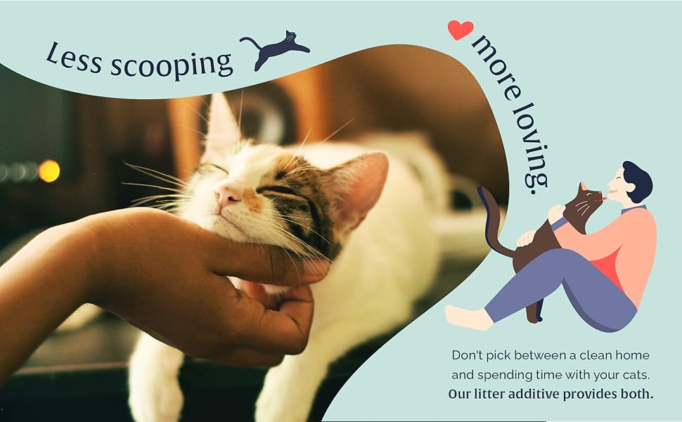 Hepper Advanced BioEnzyme Cat Litter Deodorizer Powder Cat Litter Box Deodorizer