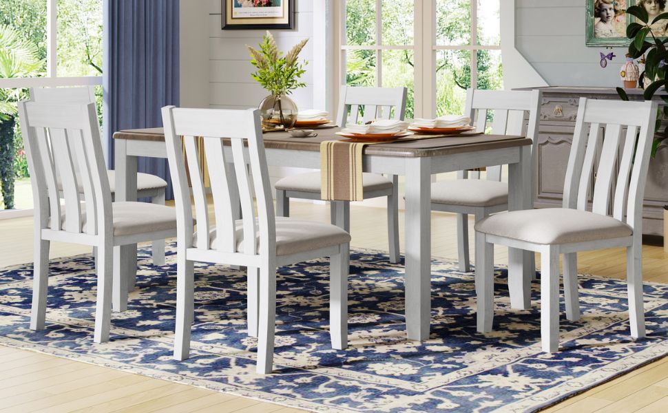 Amazon.com - CITYLIGHT 7 Pieces Dining Table Set with