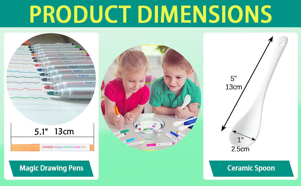 Kiddies Create Magical Floating Drawings Bundle, Magic Drawing Pens for Kids, Water Painting Pen Set
