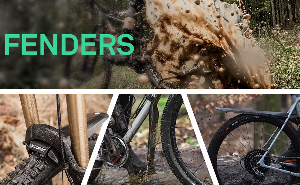 Ass Savers, Fenders, Mud Guards for Bicycles