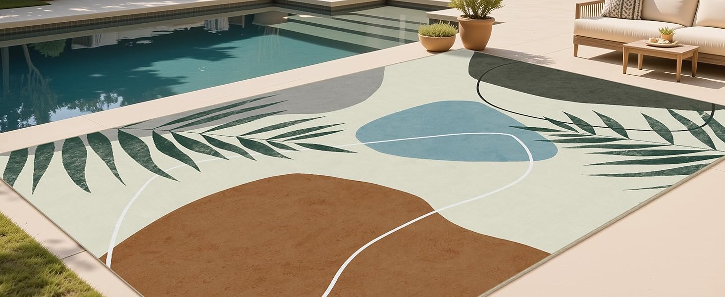 Outdoor Rug for Pool Deck