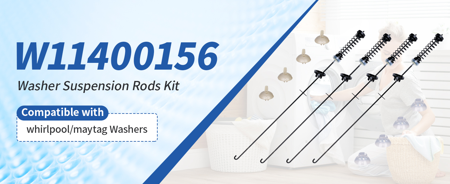 W11400156 Washer Suspension Rods Kit