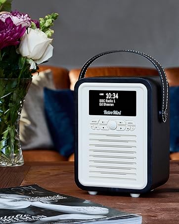 VQ retro mini dab radio alarm clock with bluetooth and fm supportability FM digital radio dab