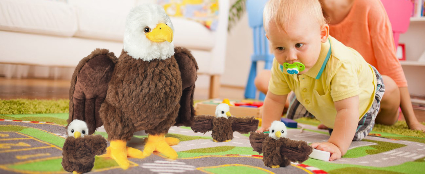 bald eagle plushies