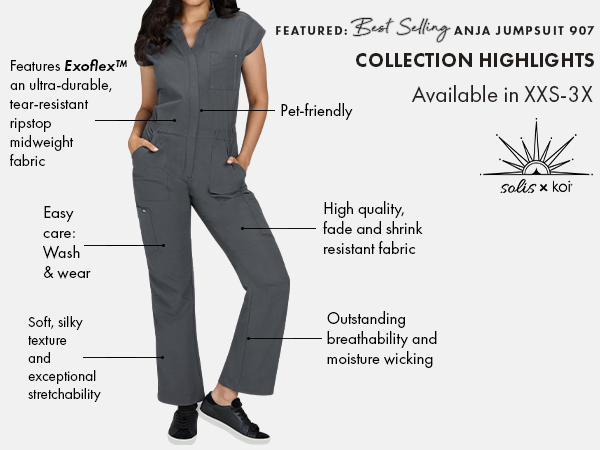 Amazon.com: KOI Solis x Hettie Women's 7-Pocket Jogger-Style