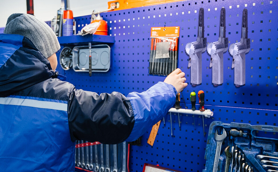 Air Belt Sander, 10mm Stainless Steel Mini Belt Sander, 360° Grinding Hand Tool with 60 80 120