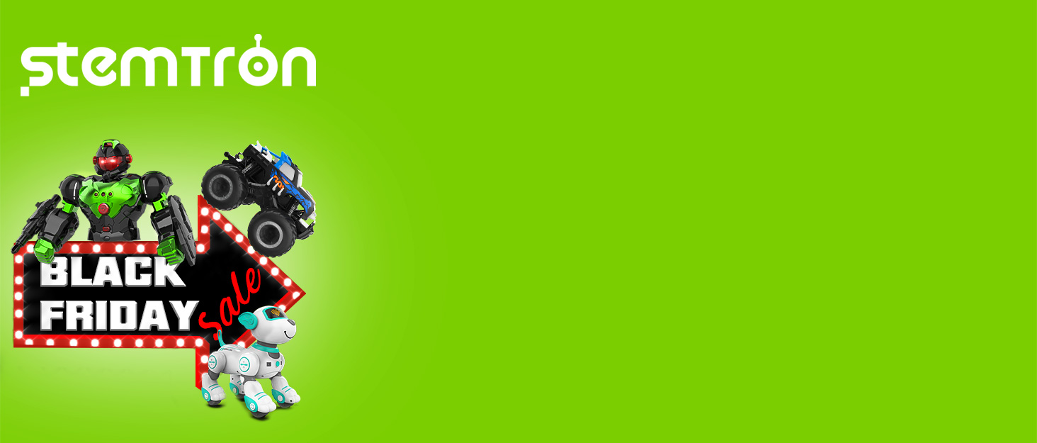 STEMTRON RC Robot Toys for Kids, Rechargeable Remote