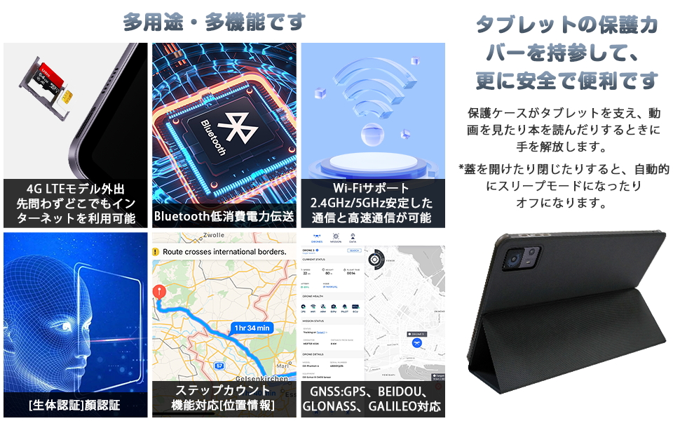Amazon.co.jp: Android 13 タブレット 12 インチ、16GB RAM(8GB+