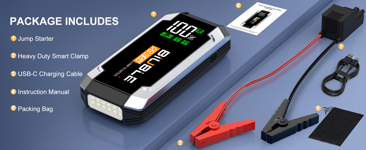 Jump Starter with PD65W