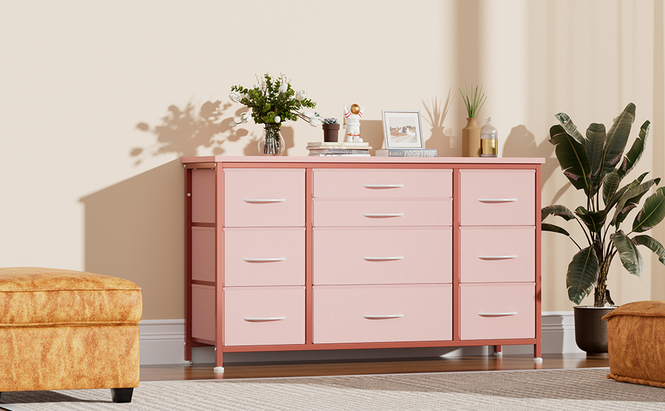 pink dresser for bedroom tall