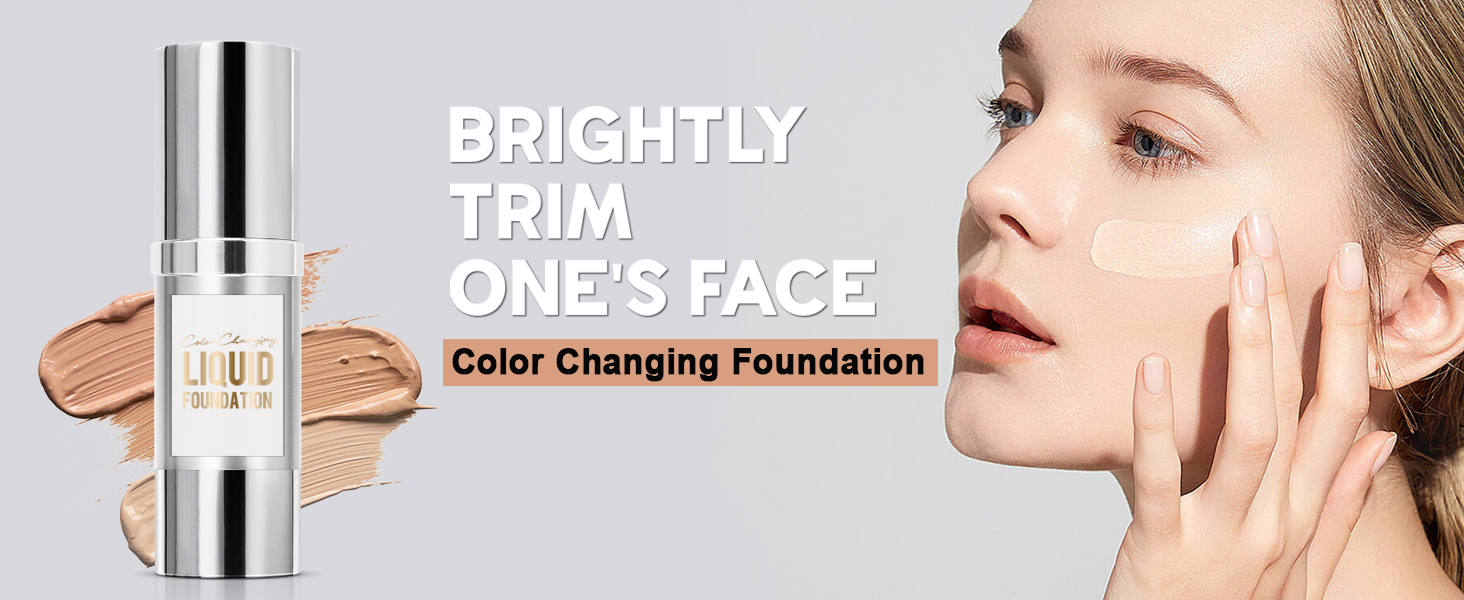 VIOLA HOUSE Color Changing Foundation, Liquid Foundation Makeup For