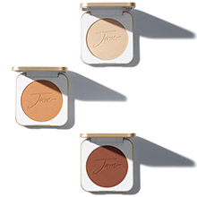jane iredale make-up routine geperst mineraal poeder primer concealer lichtbescherming foundation