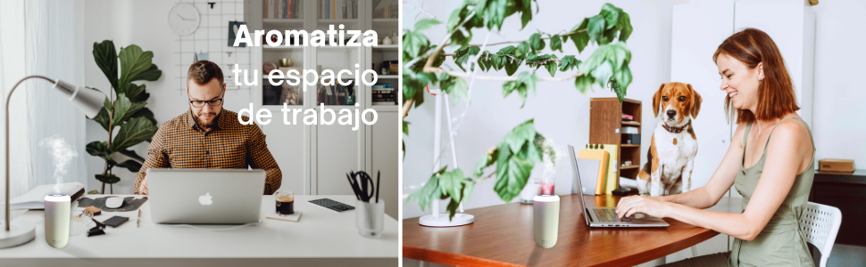 difusor aromas humidificador aceites esenciales silencioso bebe ambientador aromaterapia