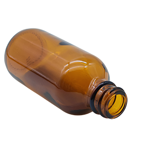 Thick Dark Amber Glass Tincture Bottles