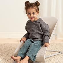 BabyBjörn Bouncer Balance Soft, Woven/Jersey Tri Fabric, Light Beige