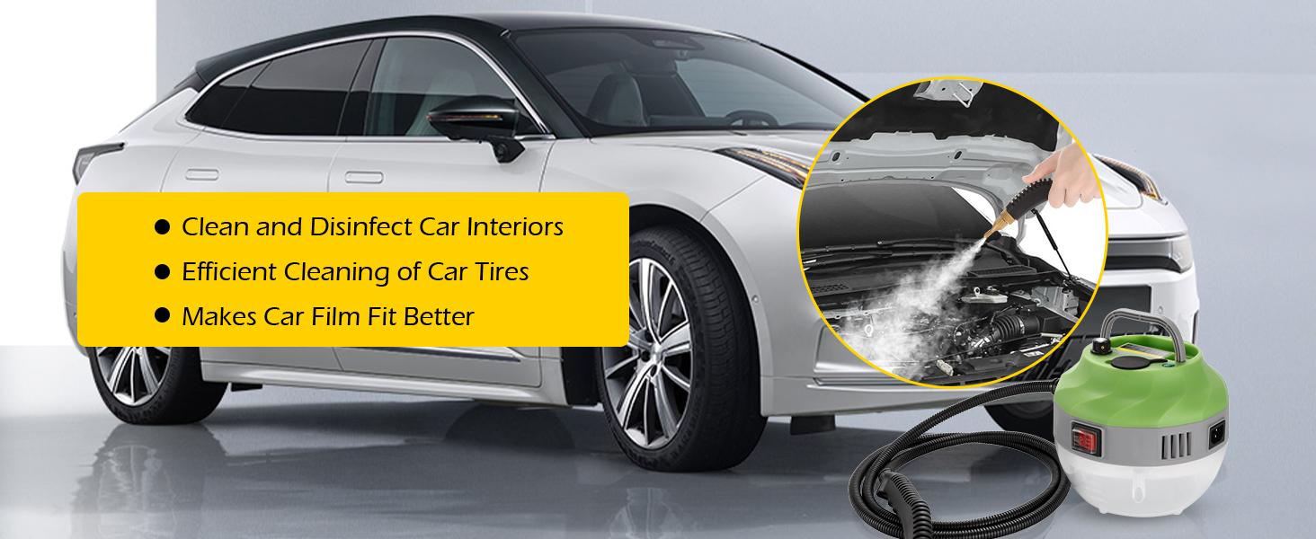 DynaLiving Portable Steam Cleaner 2500W Handheld Steam