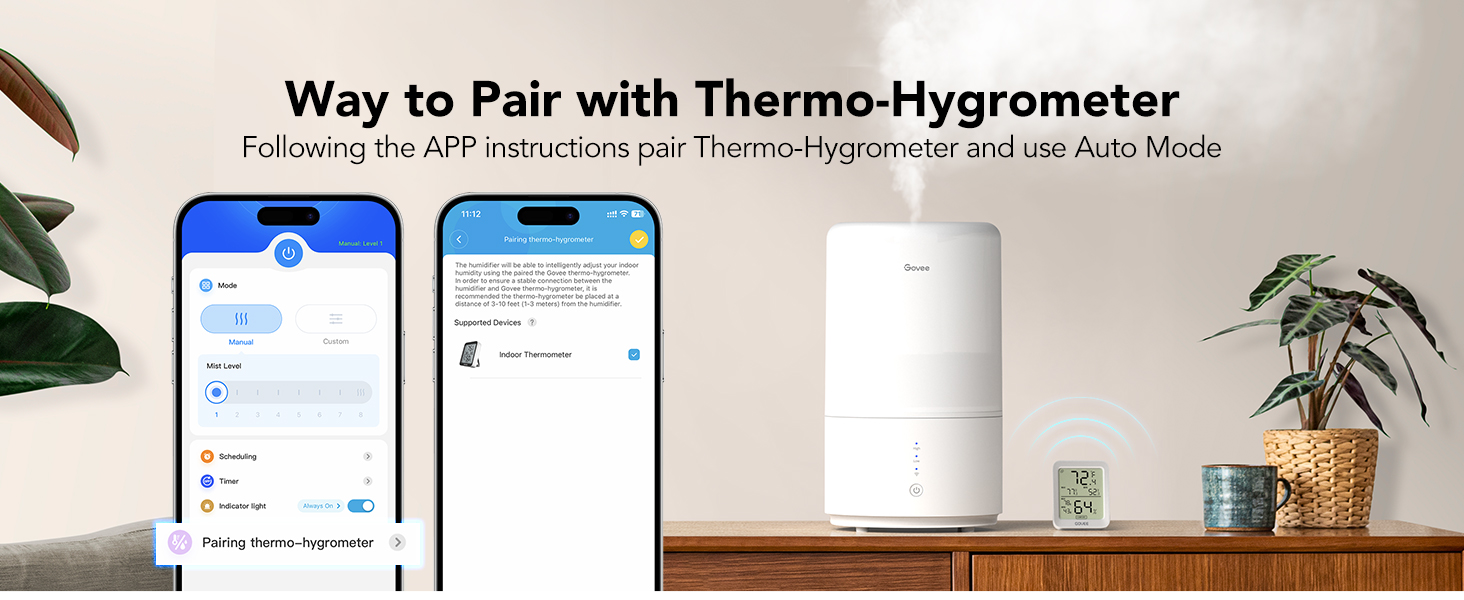 Pair with Thermo-Hygrometer