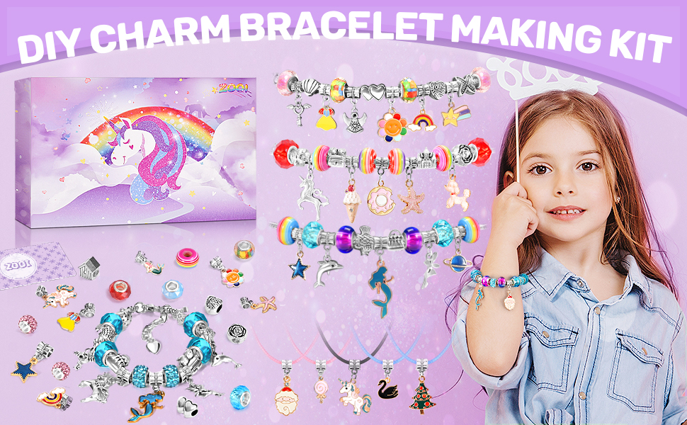 DIY CHARM BRACELET MAKING KIT
