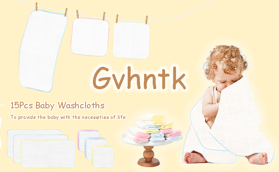 GVHNTK BABY WASHCLOTHS