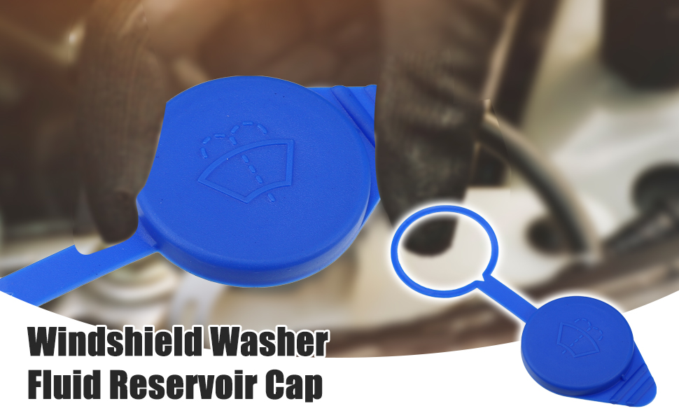 ACROPIX Windshield Washer Fluid Reservoir Bottle Cap Cover Fit for Ford Focus Pack
