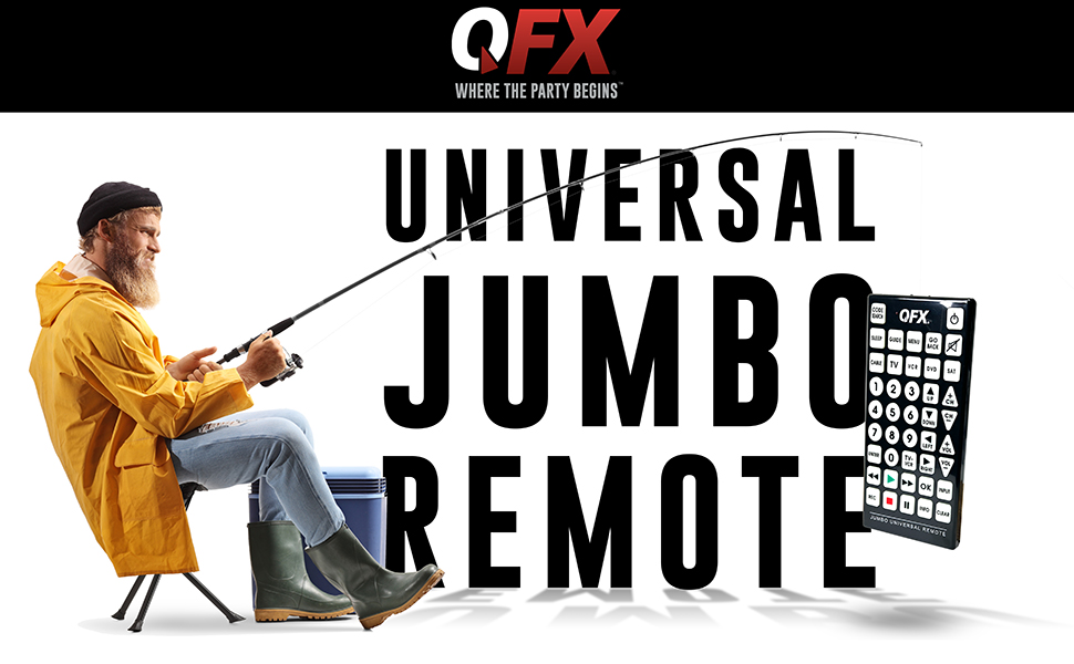 QFX REM115 Jumbo 81 Universal Remote Control Amazon.ca Electronics