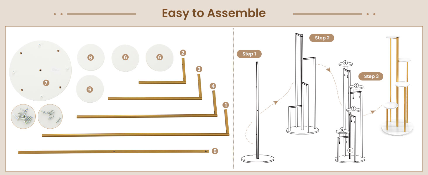 Indoor Metal Plant Stand