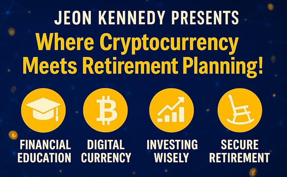 author name and cryptocurrency icons