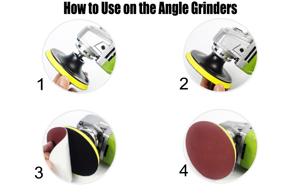 Utoolmart 7Inch Replacement Hook and Loop Sanding Pad, Grinder Sanding