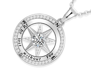 Compass Necklace Pendant