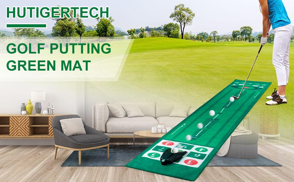 Golf putting mat