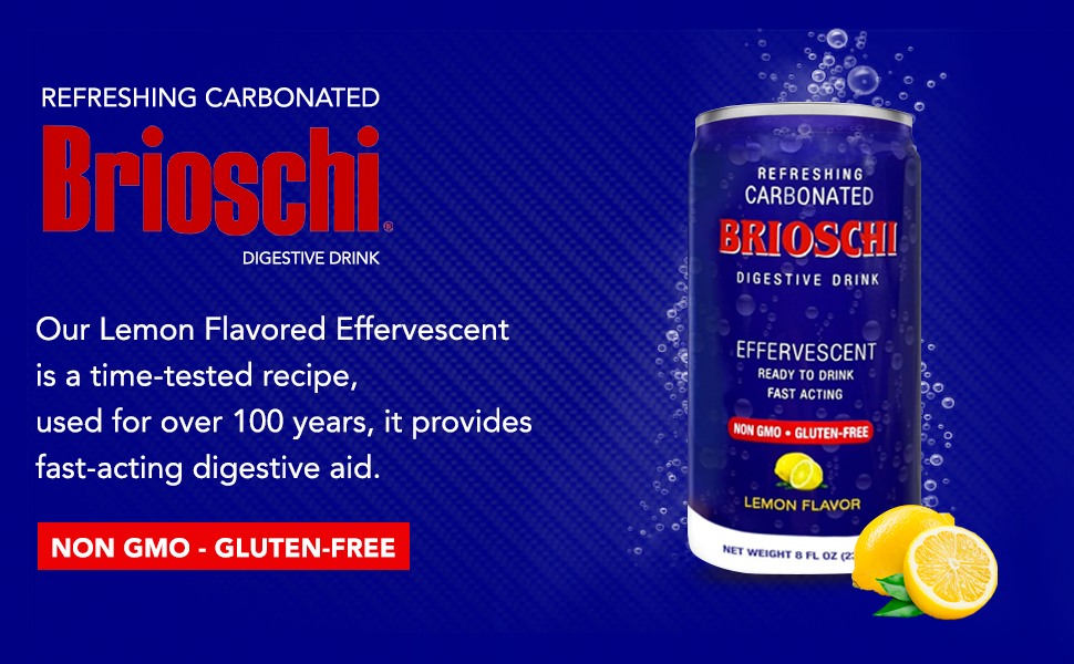 Brioschi Ready to Drink Lemon Flavored Refreshing