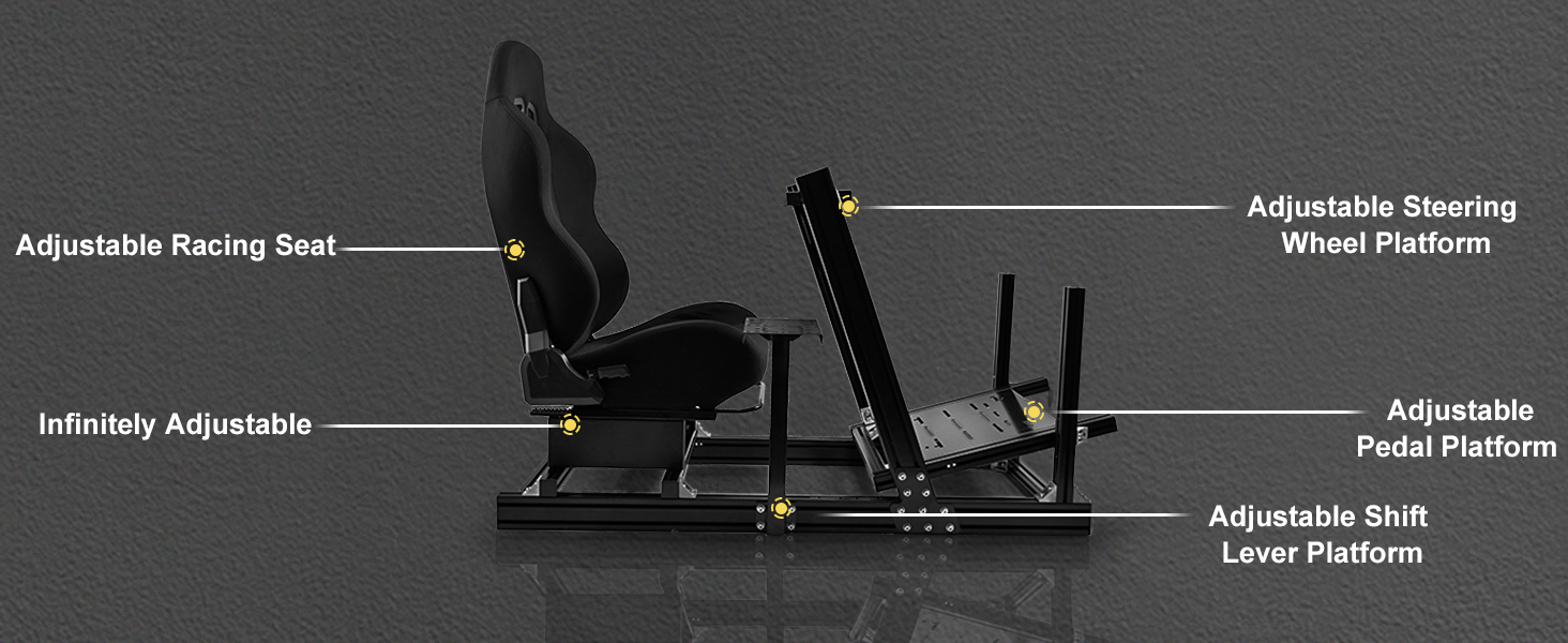 adjustable racing cockpit