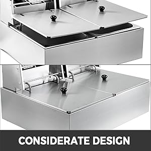 Friggitrice Elettrica Vasca Doppia 12L