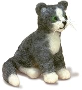 Dimensions Cat Felt Animals Needle Felting Kit, 3.5'' x 4''