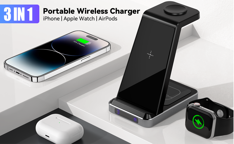 3 in1 wireless charger