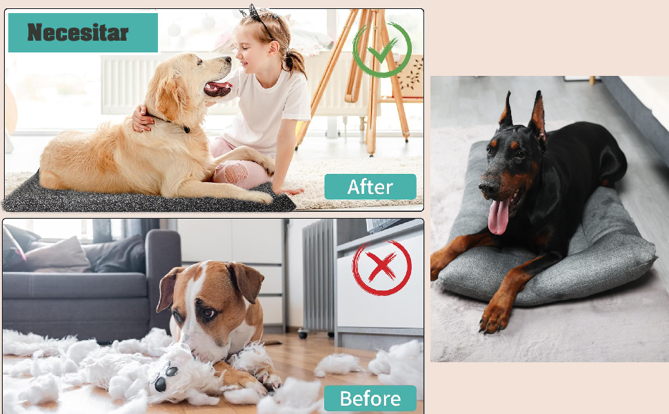 Durable Dog Crate Bed for Aggressive Chewers